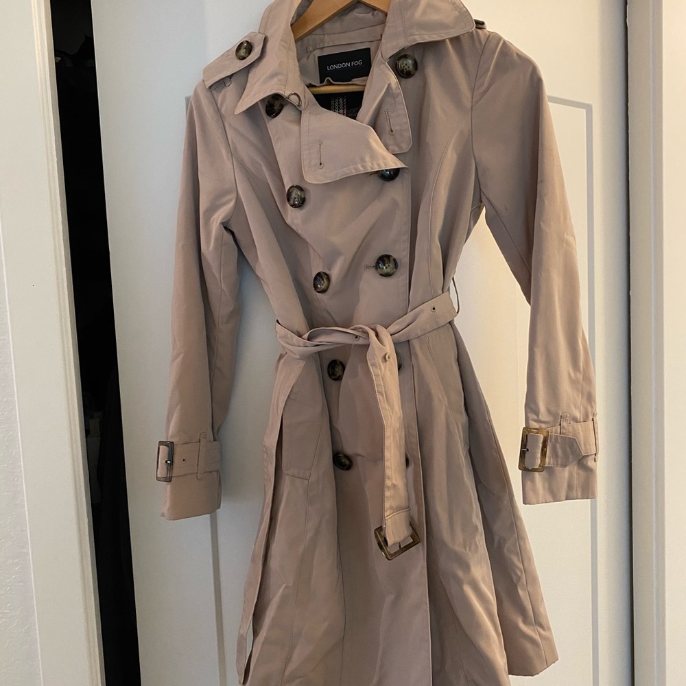London fog trench coat